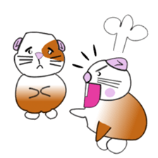 Guinea pig mo-chan & mo-kochanSticker sticker #15927573