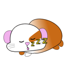 Guinea pig mo-chan & mo-kochanSticker sticker #15927577
