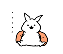 Sloppy Rabbit!! sticker #15927874