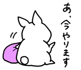 Sloppy Rabbit!! sticker #15927879