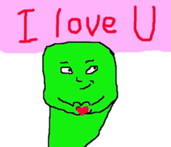 Green plant sticker #15928494