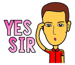 Hypermarket salesman sticker #15928833