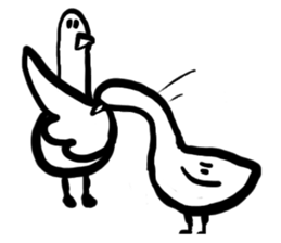 <<An Innocent Goose>> sticker #15928960