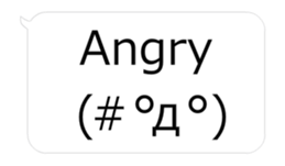 Moves! Big facetype Sticker hukidashi_EN sticker #15929489