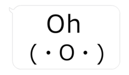 Moves! Big facetype Sticker hukidashi_EN sticker #15929494