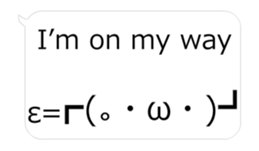 Moves! Big facetype Sticker hukidashi_EN sticker #15929495