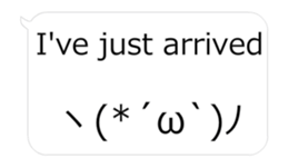 Moves! Big facetype Sticker hukidashi_EN sticker #15929496