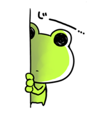 The frog which is full of expressions sticker #15929637