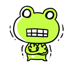 The frog which is full of expressions sticker #15929644