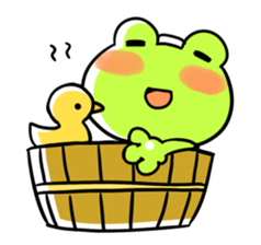 The frog which is full of expressions sticker #15929652