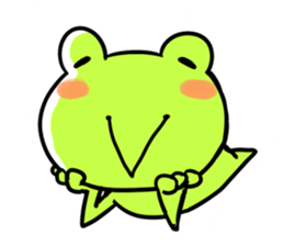 The frog which is full of expressions sticker #15929657