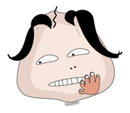 fatman face sticker #15929820