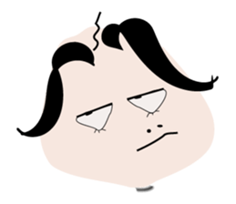 fatman face sticker #15929825