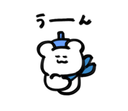 Sticker of Mr.beret and chick sticker #15929905