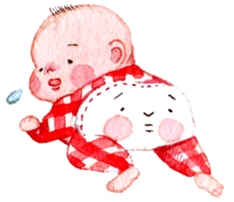 O-SHI-RI NINNGENN LIFE6 with baby sticker #15930081