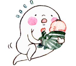 O-SHI-RI NINNGENN LIFE6 with baby sticker #15930084