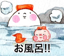 O-SHI-RI NINNGENN LIFE6 with baby sticker #15930094