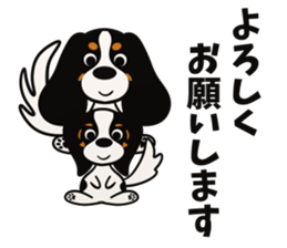Cavalier King Charles Spaniel Tricolor sticker #15932094