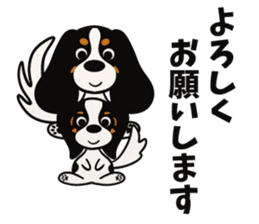 Cavalier King Charles Spaniel Tricolor sticker #15932094