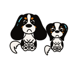 Cavalier King Charles Spaniel Tricolor sticker #15932124