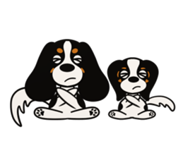 Cavalier King Charles Spaniel Tricolor sticker #15932125