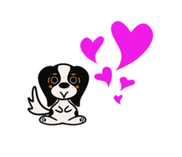 Cavalier King Charles Spaniel Tricolor sticker #15932128