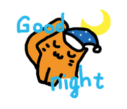 Orange meow sticker #15932233