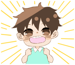 Small characters Sticker sticker #15933882