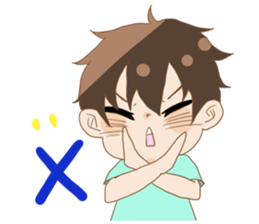 Small characters Sticker sticker #15933886