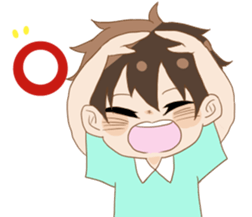 Small characters Sticker sticker #15933887