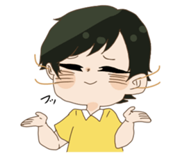 Small characters Sticker sticker #15933895