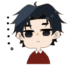 Small characters Sticker sticker #15933909