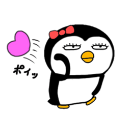Penguin Sachiko da-rin sticker #15933965
