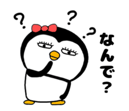 Penguin Sachiko da-rin sticker #15933970