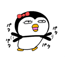 Penguin Sachiko da-rin sticker #15933973