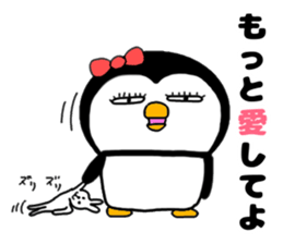 Penguin Sachiko da-rin sticker #15933978