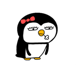 Penguin Sachiko da-rin sticker #15933979