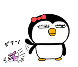 Penguin Sachiko da-rin sticker #15933988