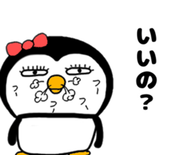 Penguin Sachiko da-rin sticker #15933989