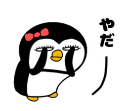 Penguin Sachiko da-rin sticker #15933997