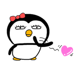 Penguin Sachiko da-rin sticker #15934000