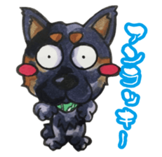 Lucky kuroshiba sticker #15934545
