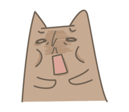 toast cat with his ugly friend sticker #15934745