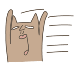 toast cat with his ugly friend sticker #15934759