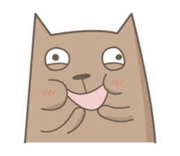 toast cat with his ugly friend sticker #15934762