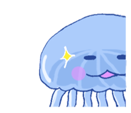 Jelly fish's kids sticker #15934890
