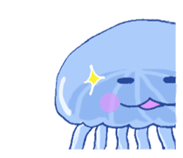 Jelly fish's kids sticker #15934890