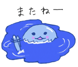 Jelly fish's kids sticker #15934891