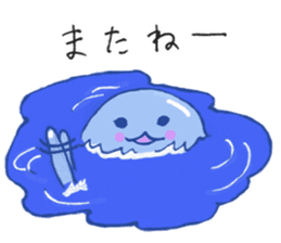 Jelly fish's kids sticker #15934891