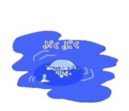 Jelly fish's kids sticker #15934892